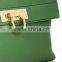 fashion grained leather clutch bag simple folded dinner ladies hand bags with wristlet strap 2016 popular apple green