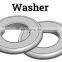 OEM brass copper flat plate sealing gasket washer punched ring washer