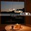 Modern LED Pendant Light New Fashion Round Chandelier For Living Room Restaurant Modern Minimalist Table Led Hanging Lamp