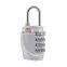 Mini 4 digit combination zinc alloy padlock TSA330 Customs travel TSA luggage combination lock