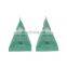 High barrier small plastic sample pouches triangle heat seal aluminum foil custom bag cosmetic sachet packaging