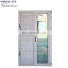 German Style Large Tempered Glass Aluminum Profile Louver Interior Glass Door for Sale