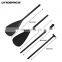 Underice New aluminum inflatable paddle boards paddle with double-sided blades,4-pieces type paddle