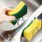 Hot Sale Kitchen Stainless Steel Sink Sponges Holder Self Accessories Storage Organizer Adhesive Drain Drying Rack Wall Hooks