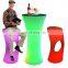 led light up bar table with chair glow illuminated event night club led light bar stool furniture high cocktail table chair set