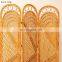 Hot Sale Vintage Rattan Screens and Room Dividers 3 panel cane partition foldable rattan room divider, Vietnam Manufacturer