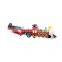 Family 8 people mini train road small trackless train for rental