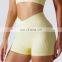 Athletic gym fitness new summer custom shorts sports bra set ladies yoga activewear v waist fitness yoga sets for women