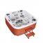 Outdoor 5 Person Entertainment Acrylic Massage Bathtub Indoor Relax Soaking SPA Hot Tub