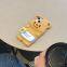 Cute 3D Butter bear baby Shockproof rubber phone case for iphone 11 12 13 14 15 Pro Max cartoon protection cover