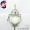 metal garden decoration glow in dark bird stick art