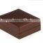 T1161 Factory Manufacturer Leather Surface Plastic Jewelry Gift Box for Cufflink Velvet Insert Cufflink Box