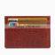 Genuine leather card holder crocodile credit card sleeve