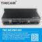 2U 14 slots play and plug media converter chassis with SNMP