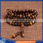 6mm Tibetan Buddhist 108 mixed color tiger eye stone Prayer Bead Mala Necklace