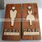 WC for hanging wood frame bulletin board