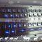 Illuminated LED Backlight Metal Keyboard With Trackball