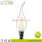 Hot !!! All glass no plastic, e27 e12 e14 clear led candle bulb