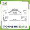 Decorative carved PU cornice moulding