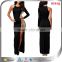 one sleeve prom dresses black and gold sequin dress evening gown models new fashion real sample pictures dresses