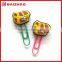 cartoon soft pvc paper clip book mark,2d OEM soft pvc bookmark