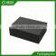 Accept Custom Order and Paper,black touch paper+ grey board Material rigid boxes for perfume