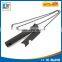 Black color compass flint fire starter magnesium flint stone fire starter with ruler