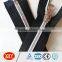 Charm Garments Black Tape Silver Teeth Nylon Zipper