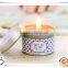 wholesale round candle tin/candle box PVC lid/luxury candle box free sample