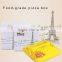 White Cardboard Food Grade black pizza box
