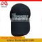 Wholesale cheap men baseball hats custom black 3D embroidery black mesh trucker caps