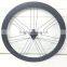 OEM Ultra light chinese carbon clincher wheelset 50mm 700c road bike clincher wheels with powerway R36 hub in T800 carbon fiber