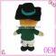 Custom design plush dolls mascot dolls