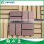 WPC composite deck boards Grooved outdoor wood plastic decking