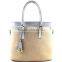 Custom Newest Fashion Dual Carrying Handles Faux Leather Classical Handbags