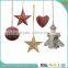 Metal Xmas Ornament Heart Shaped Tree