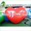 Red Custom Made Printing Shape Advertising Display Inflatable Helium PVC Heart Balloon