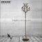 Antique Style Floor Lamp Crystal Centerpiece Rustic Standing Light LD003-L6
