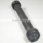 Rubber conveyor belt roller for milling machine