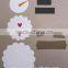 China Handmade Recycled Paper Hang Tags Printing for Christmas