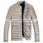 New Design Windproof Men's Quilted Bomber Jacket