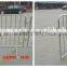 New galvanised, sturdy crowd control barriers with fixed attached feet