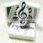 Custom promotion music note rubber eraser.