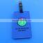 wholesale chocolate rubber pvc silicone bag tag luggage tag