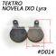 CarbonBikeKits MTB SEMI-METAL DISC BRAKE PADS FOR Tektro Lyra Novela Iox SEMI-METALLIC