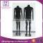 female display mannequin cover by black fabric
