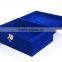 Blue valentine leather gift box with handle