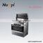 kitchen range free standing gas cooker with electric oven, gas oven, 5 gas burners free standing gas cooker