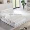 Leather Pu Faux gas lift Storage Bed