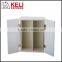 High quality 2 bottles wooden wine box with 2 open door